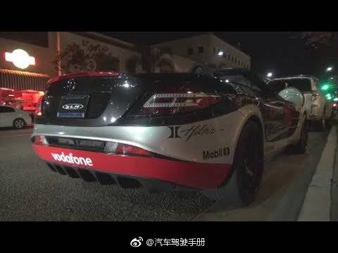 德国王子定制奔驰单反跑车在贝弗利山！看看驾驶概述！