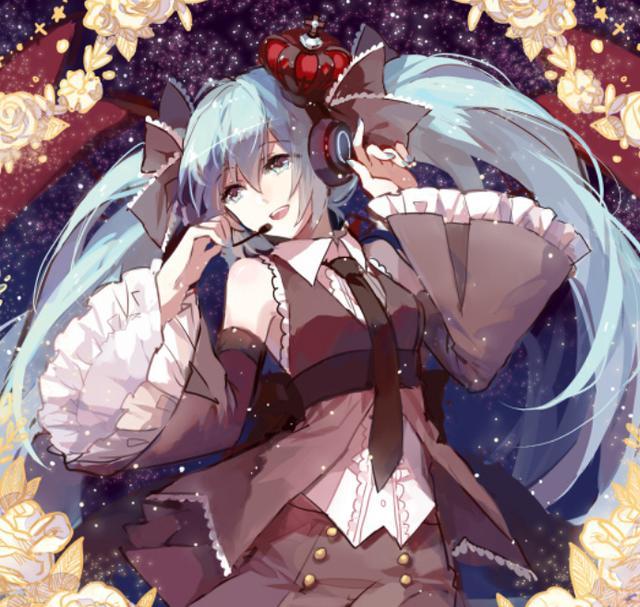 精美的二次元美图:来自二次元的公主殿下,灵动可爱的初音未来