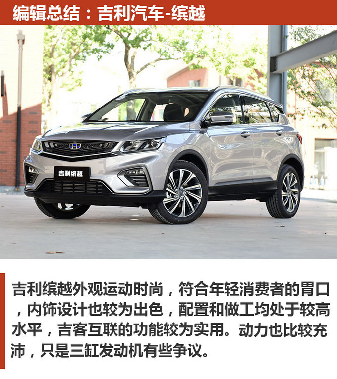 10万买小型SUV ,RX3/缤越/CS35 PLUS怎么选?