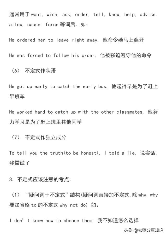 语法|初中英语动词不定式抄报说明及图示举例初中用法手体育节图片