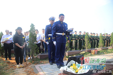 英灵长眠故土 丁振军烈士安葬于于都县革命烈士陵园