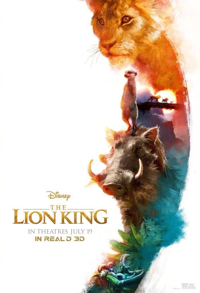 迪士尼新版《狮子王》释出reald,杜比,imax三款制式海报
