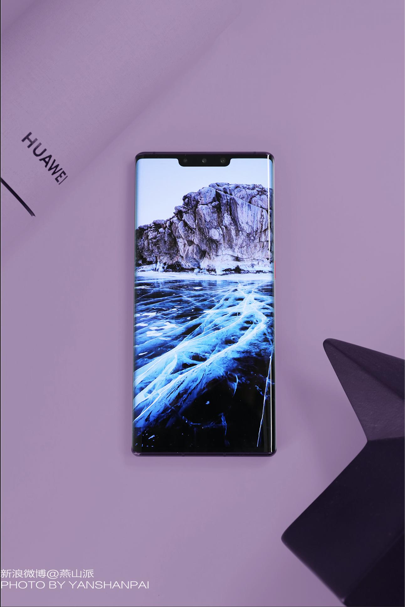 华为mate30紫色,华为mate30银色 华为mate30 pro罗兰紫图赏:电影四摄 环幕屏,惊艳到尖叫