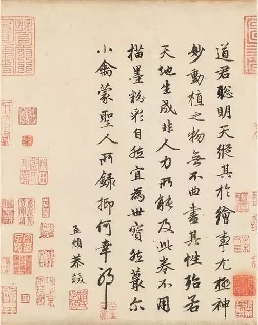 赵孟頫给他人题跋,从未让人失望过\