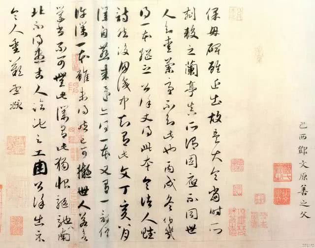 赵孟頫给他人题跋,从未让人失望过\