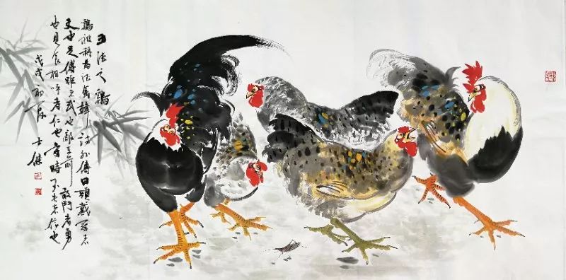 人们为什么喜欢以鸡为题材的国画作品?