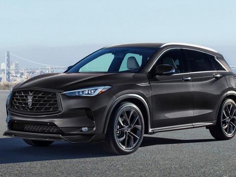英菲尼迪新款SUV QX50，肌肉型的外观，相当霸气