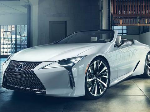 雷克萨斯LC敞篷概念车官图曝出！将于今日全球首发