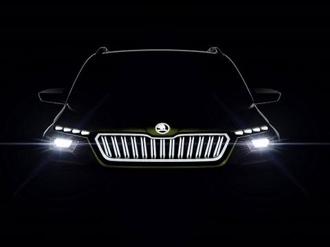 斯柯达Vision X量产版预告图曝光 日内瓦车展首发