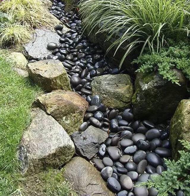 庭院景观,卵石造景…