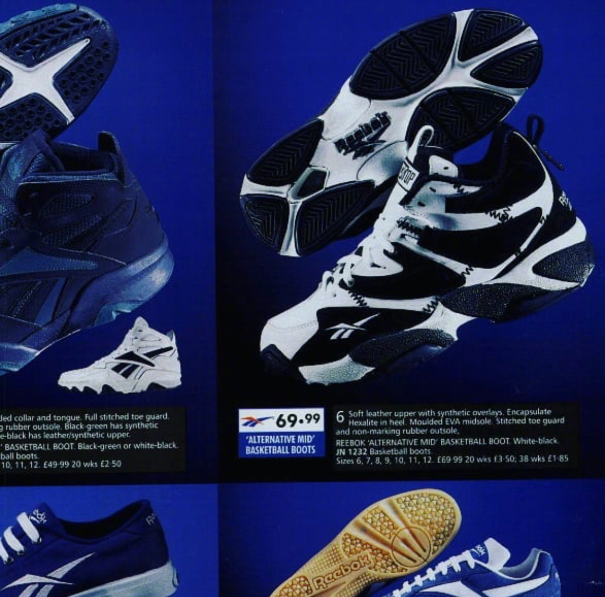 reebok blacktop alternative