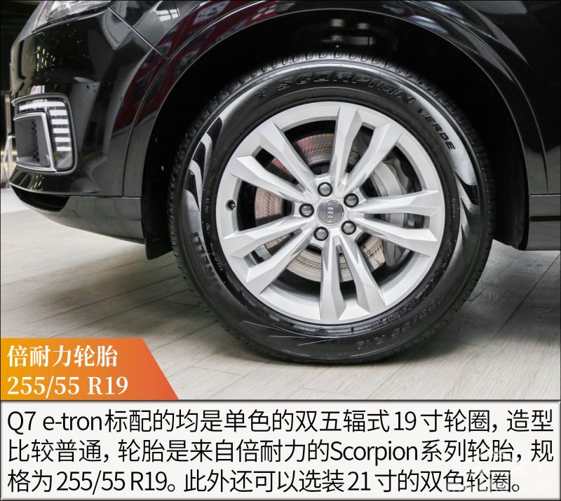 环保节能e时代 2019款奥迪Q7 e-tron到店实拍