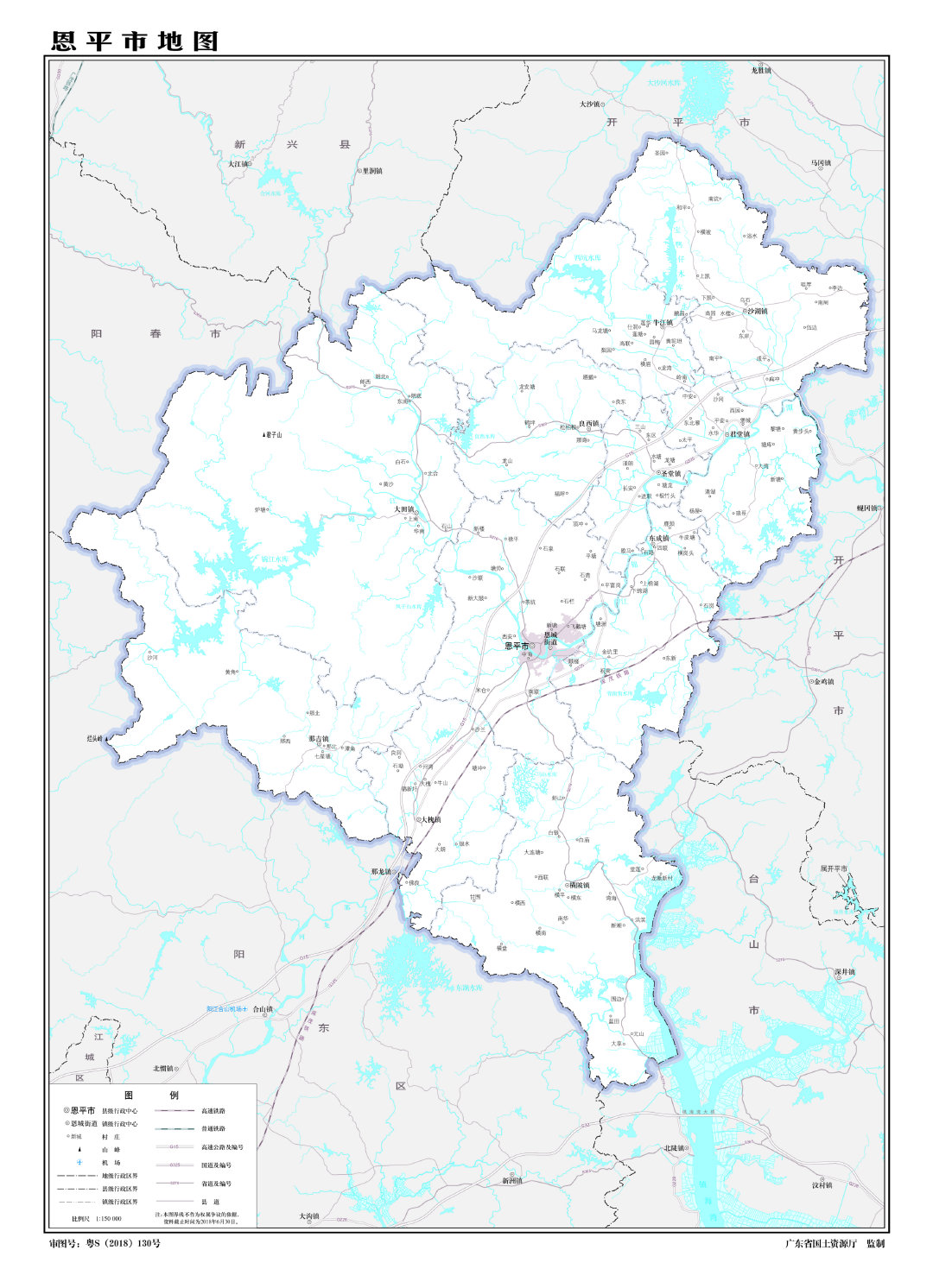 9张地形图，快速了解广东省江门市的7个市辖区市_台山