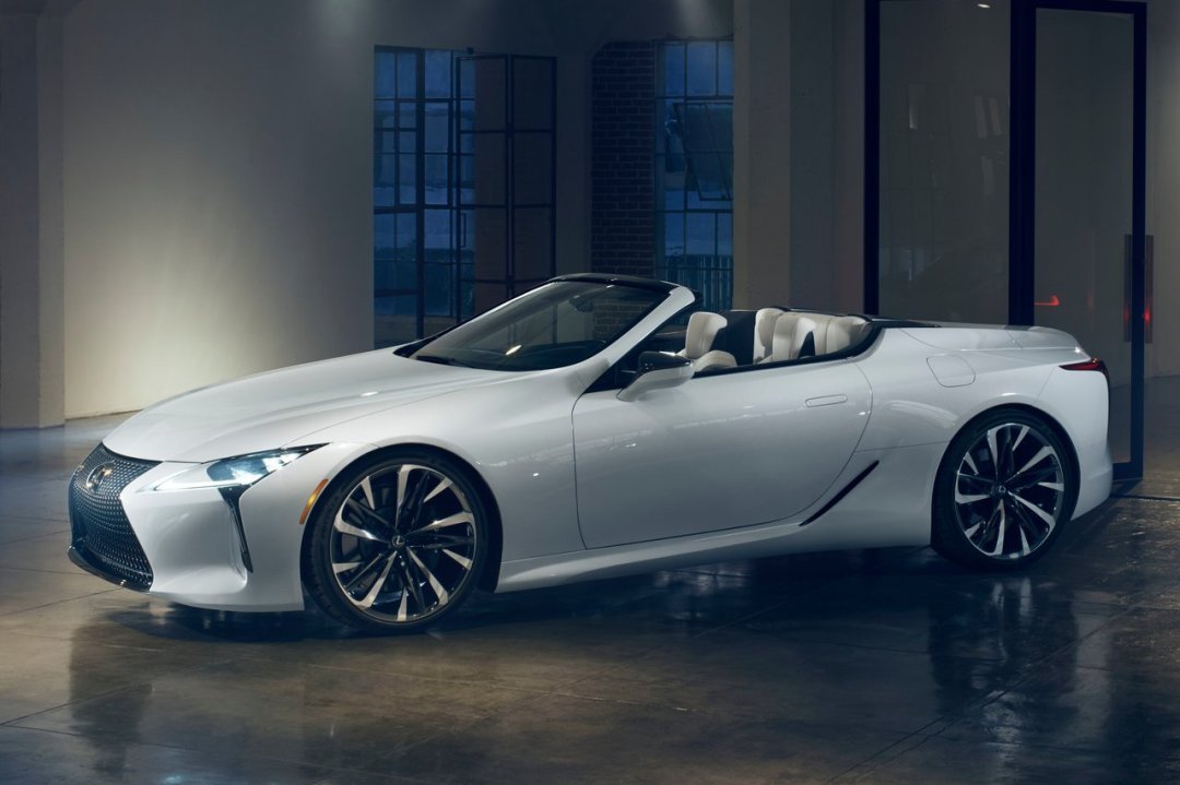 雷克萨斯LC敞篷概念车官图曝出！将于今日全球首发！