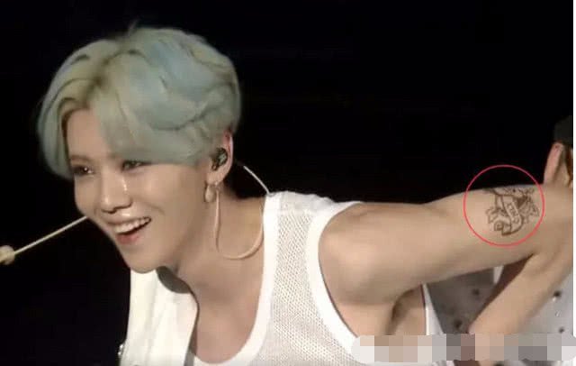 鹿晗的纹身在哪