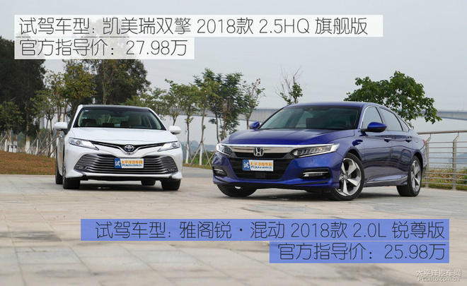 混动车型最强之争,凯美瑞双擎对决雅阁锐混动,谁才是王者?