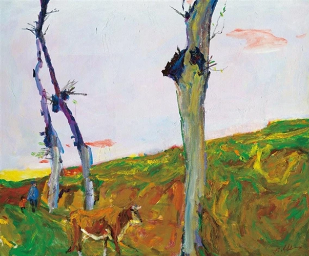 著名油画家罗尔纯油画作品欣赏