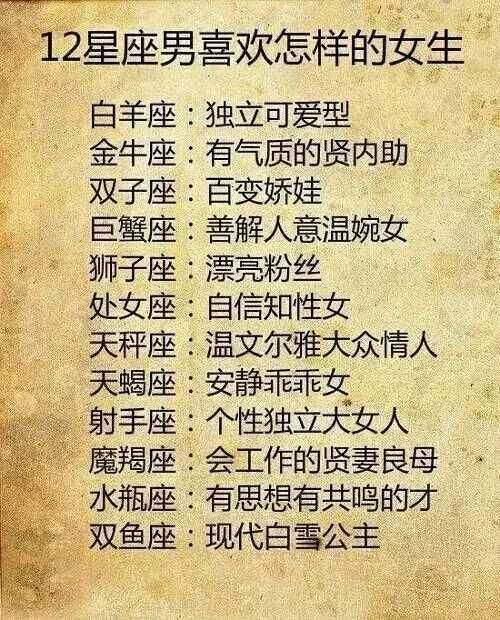 12个人男喜欢样的原因!12男生女生瘦不喜欢的星座摩羯座星座表现一样子的下来是什么根本图片