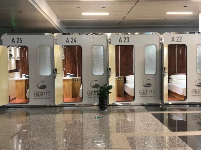 有床、有空调、有wifi苏南硕放机场惊现网红“胶囊房”
