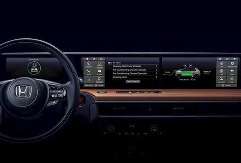 大屏环绕整个中控台 本田全新EV内饰曝光