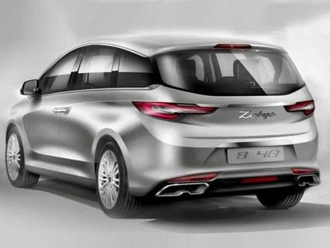 众泰新一代豪华MPV登场，配侧滑门颜值超高