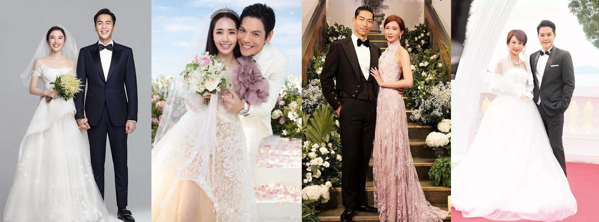 19年结婚的17对明星 郭碧婷 奚梦瑶最高调 这对直接旅行结婚
