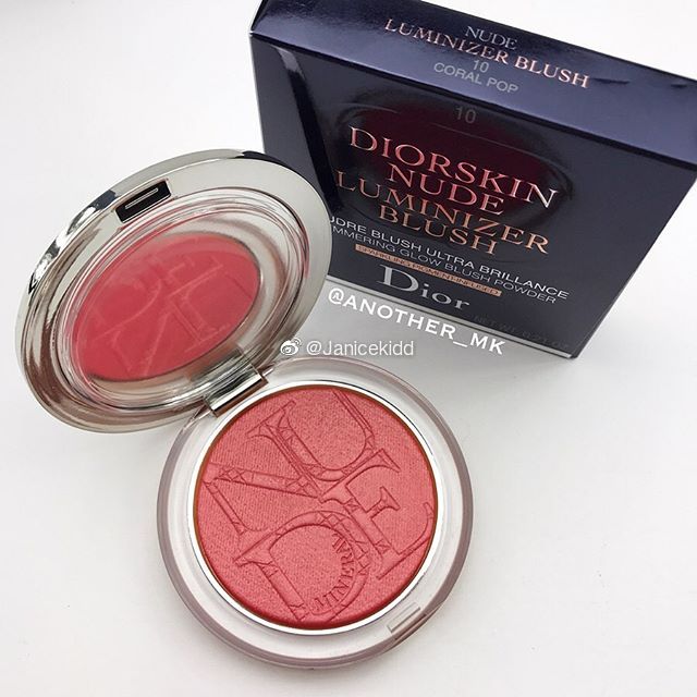 dior coral pop blush