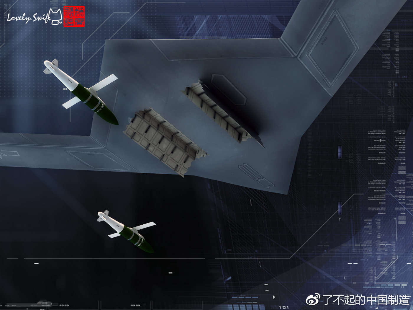 机,外形酷似X47B,或成中国首款舰载无人机