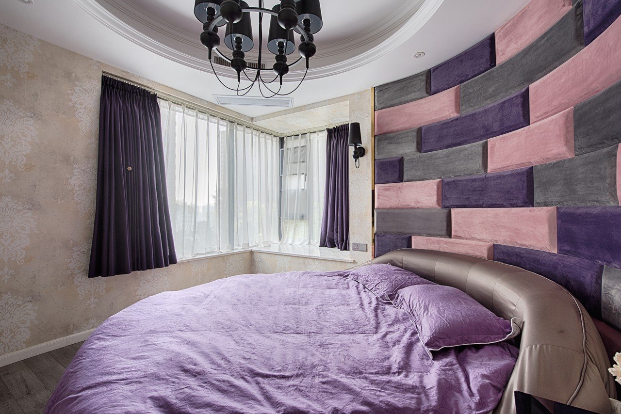 黄妮娜作品：100m²美式轻奢三室，让三代同堂的五口之家各得其所