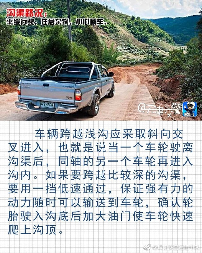 自驾游的路上，路况各异，面对各种不常见的路况，您知道如何应对吗