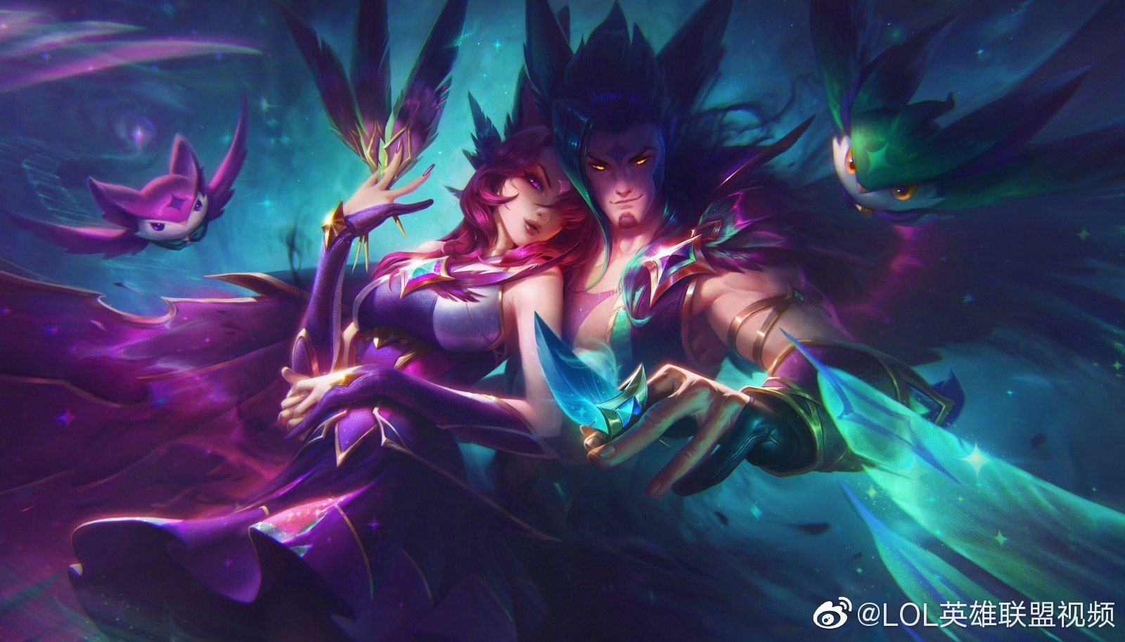 星之守护者霞洛,佐伊,妮寇新皮肤原画霞美爆了有没有