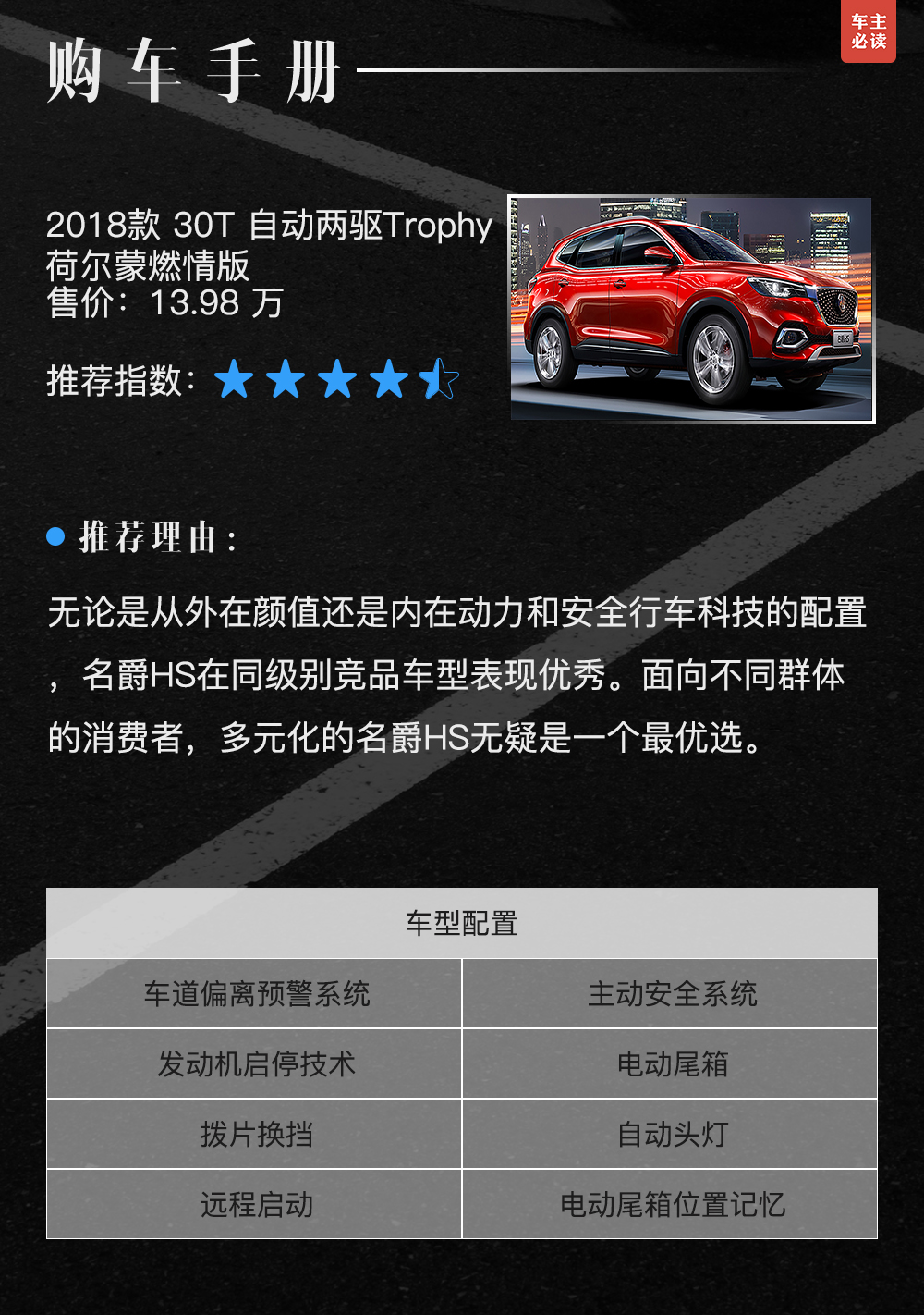 当荷尔蒙遇上传奇!对比导购:名爵HS vs 传祺GS4