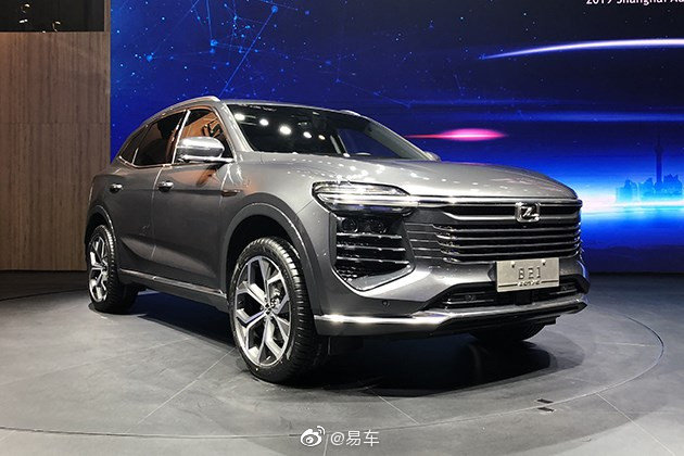 众泰全新概念车亮相上海车展 内部代号B21/外形设计前卫