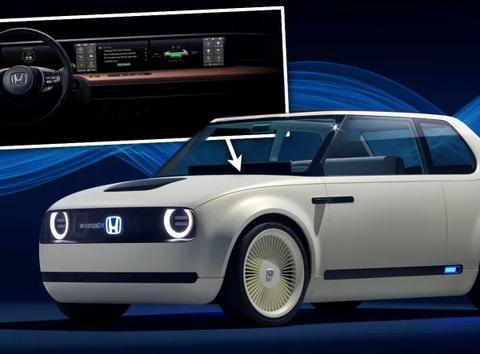 本田Urban EV原型车曝光，超宽显示屏，单辐方向盘，豪华高科技