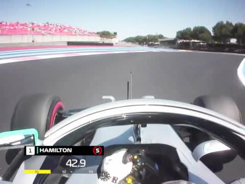 【视频】近乎完美的驾驶 汉密尔顿F1法国站杆位圈视频