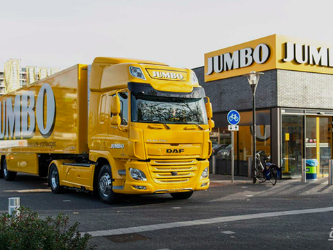 DAF公司在欧洲开始交付纯电卡车 续航100公里