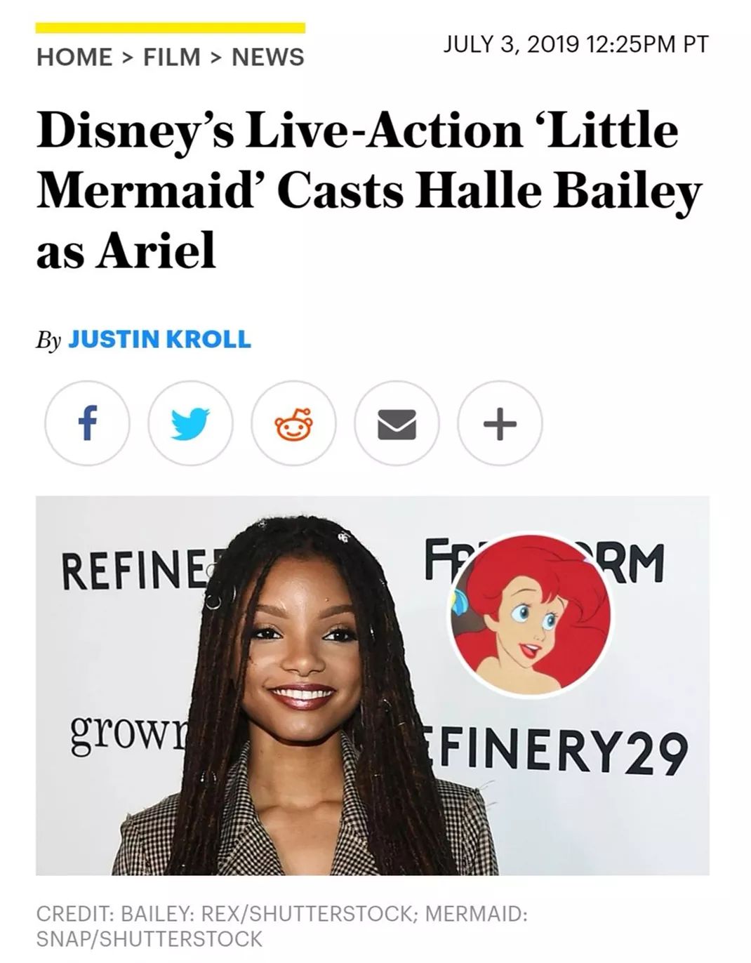 追求人种平等是对的，但美人鱼是肤白、貌美红发的傻白甜公主！