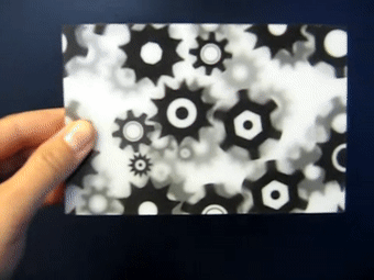 双眼的视位差,光栅材料,创作出的具有深度错觉或运动错觉的印刷图像