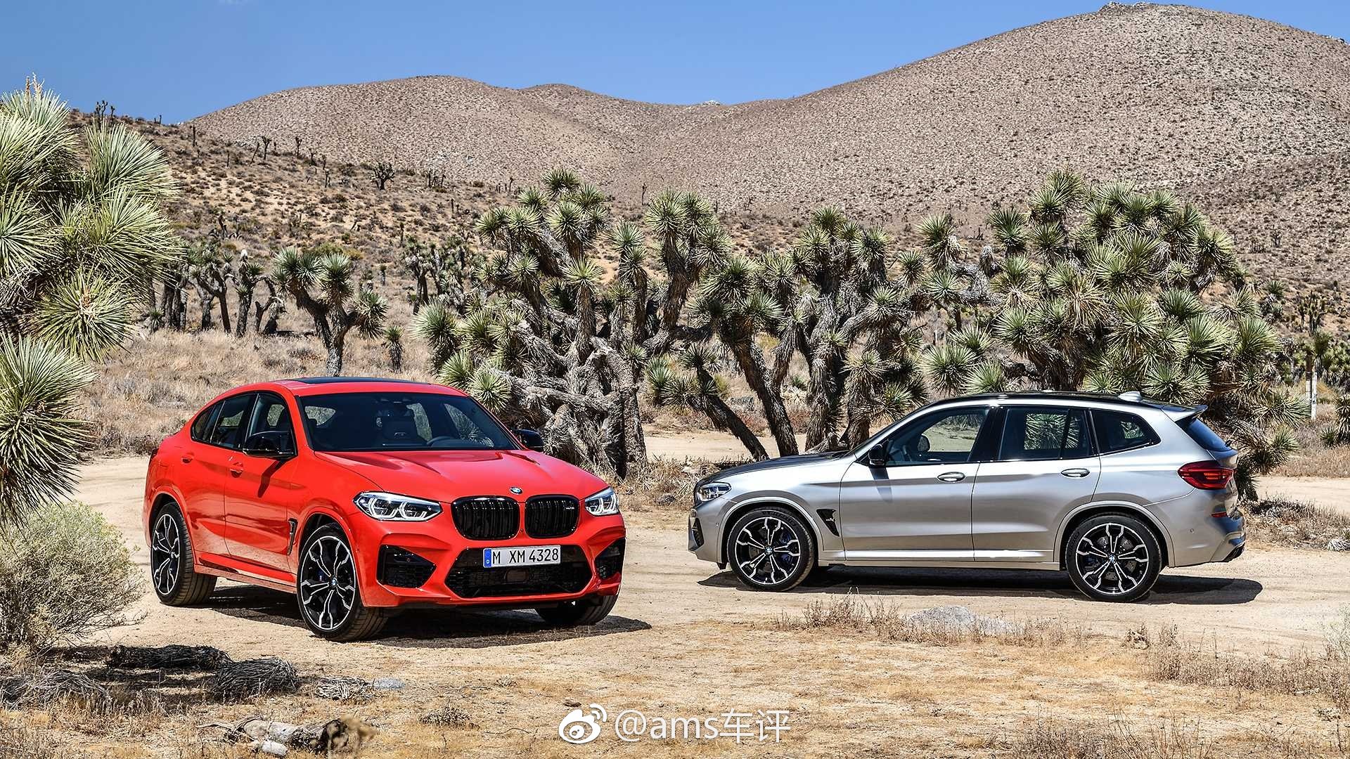 M家族新成员，BMW发布新款X3 M和X4 M。近日