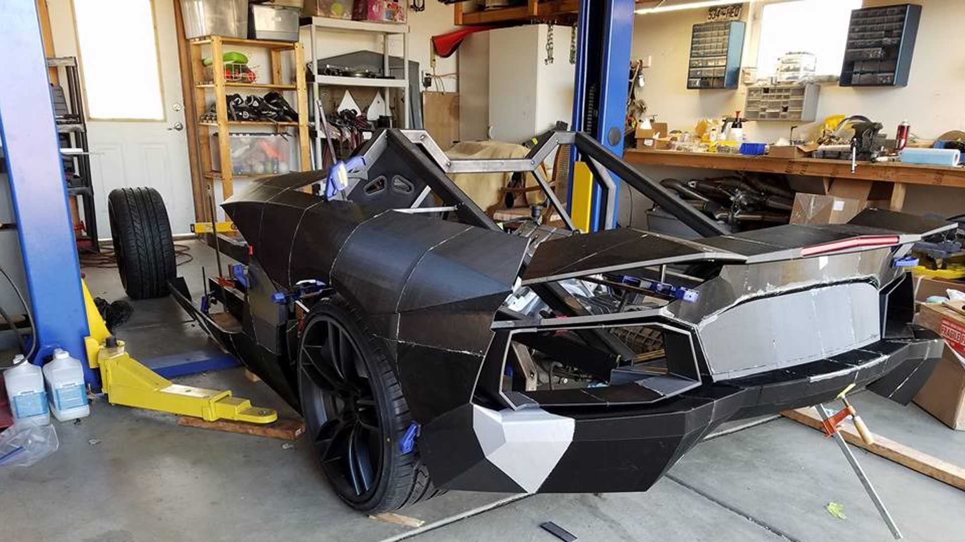 科技狂人的杰作!3D打印兰博基尼Aventador