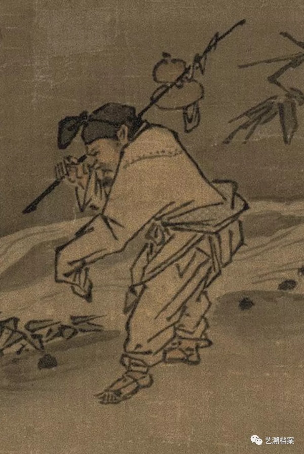 马远《踏歌图》古人酒醉后是什么姿态