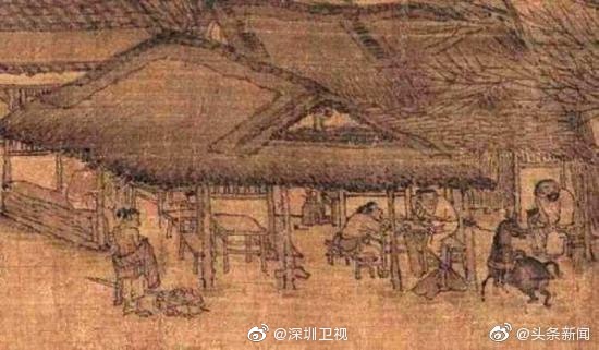 《清明上河图》暗藏细节:原来宋朝就有了打包外卖