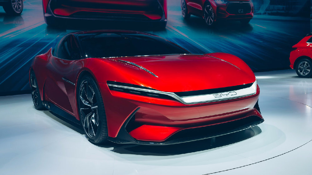 车展实拍E-SEED GT，比亚迪不仅有龙颜还有龙魂