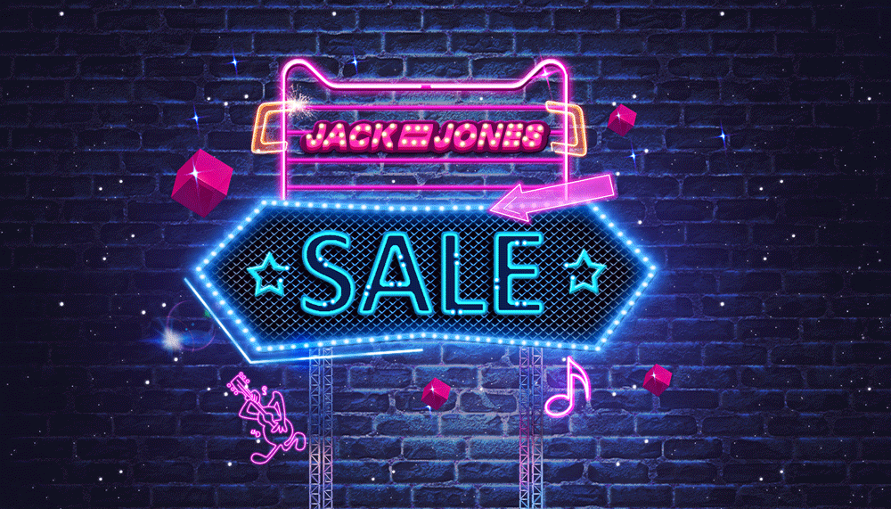 霓虹灯电商装饰gif素材,马上抓人眼球的超强设计设计图 by 摄图网