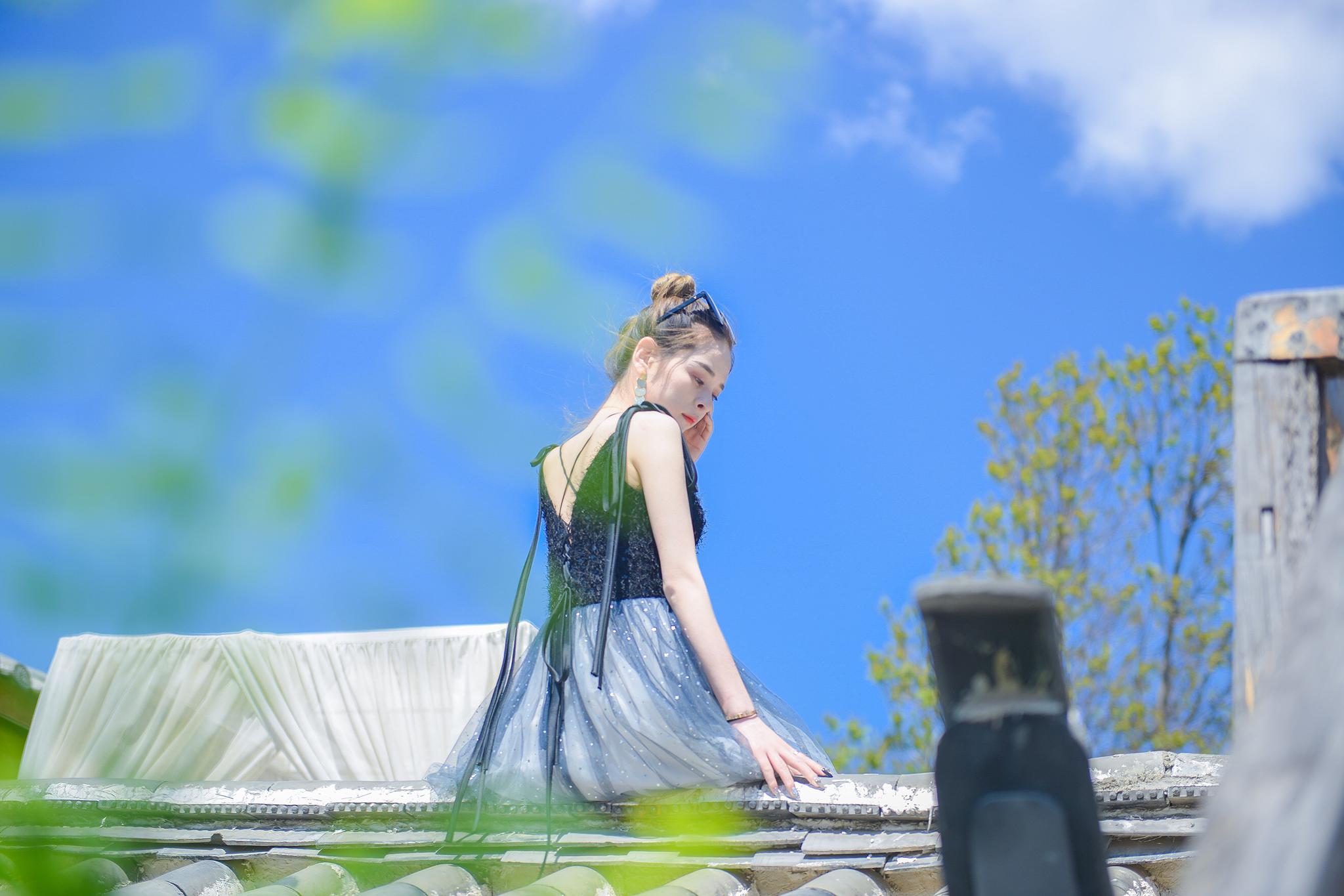 我每天都要在丽江豆花名宿客栈给好多美女拍照