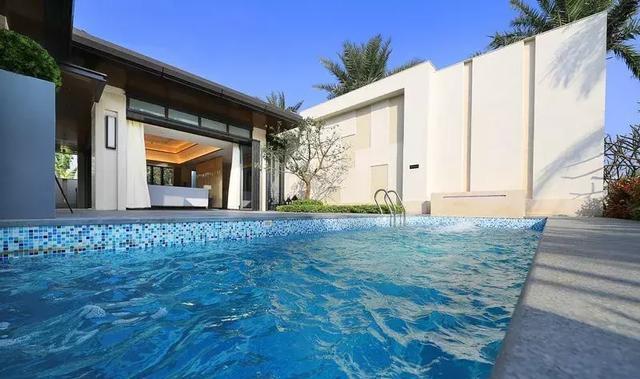 三亚海棠华著,一线临海别墅社区,中国传统的合院经典杰作