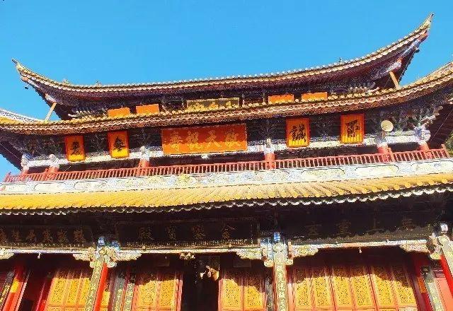 太保山玉皇阁为明代三层斗拱建筑