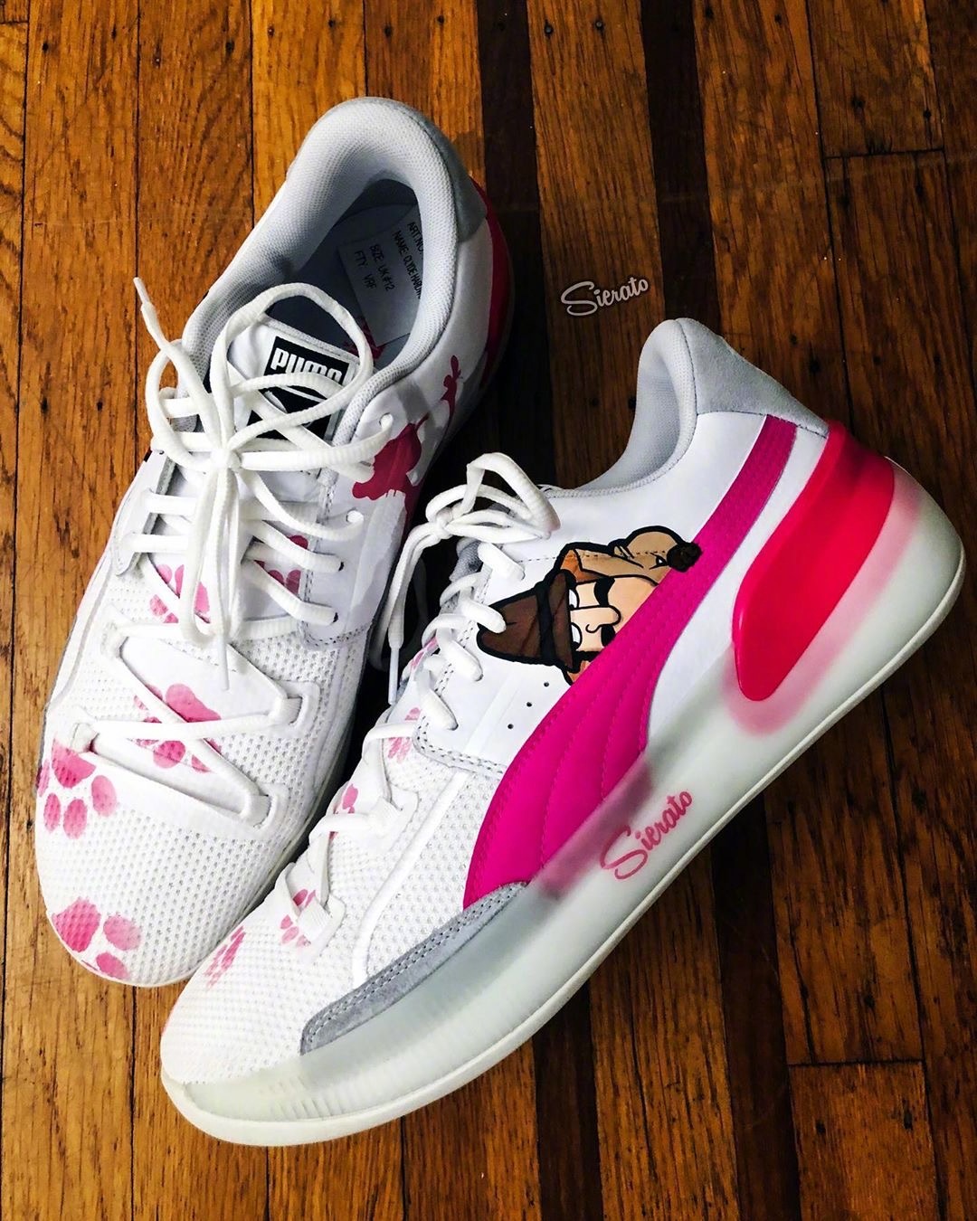 puma clyde pink