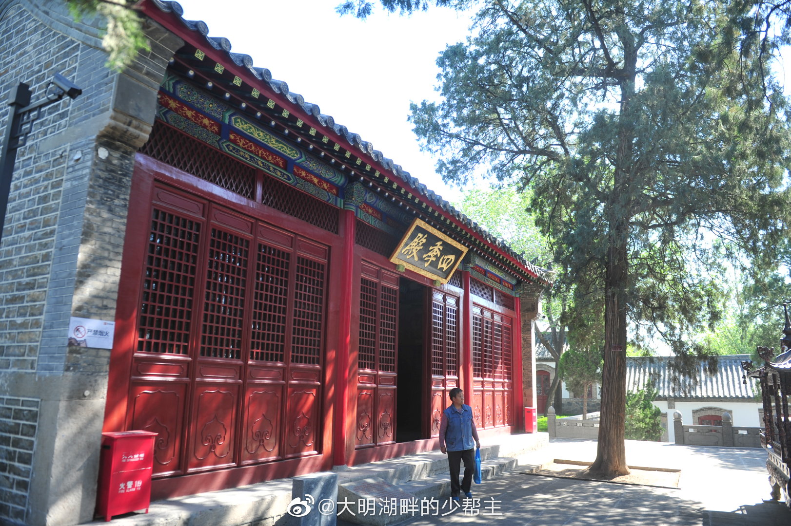 济南的华山脚下有个著名的华阳宫，碧瓦朱甍，古柏参天|华阳宫|寺观|济南_新浪新闻