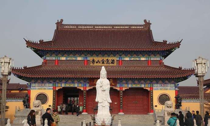 景点介绍书:山东省庆云县金山寺,有人说唐代高僧玄奘在这里出家